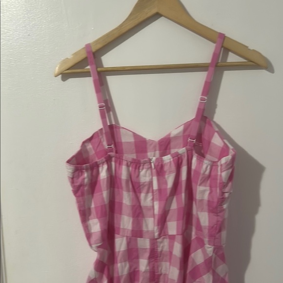 Pink and White Plaid Dress Barbie Movie - Picture 5 of 6